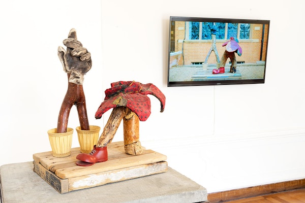 The Double Act,  maquette on display at Royal Society of Sculptors