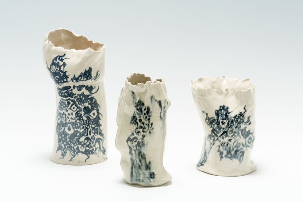 Blue and White vessels